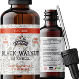 FLORIDA HERBS Extrait noix noire en flacon, pureté élevée et pratique.
