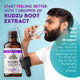 FLORIDA HERBS Kudzu Extrait – etiquette sans alcool pour une utilisation facile.