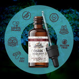 Florida Herbs OSHA Root Emballage – carton sûr et informatif.