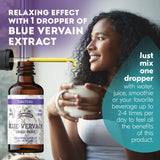 Florida Herbs verveine bleue - gouttes dans flacon, soutien émotionnel possible et calme.