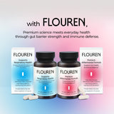 FLOUREN - Akkermansia EB-AMDK19 suggérant une action ciblée sur la barrière intestinale.