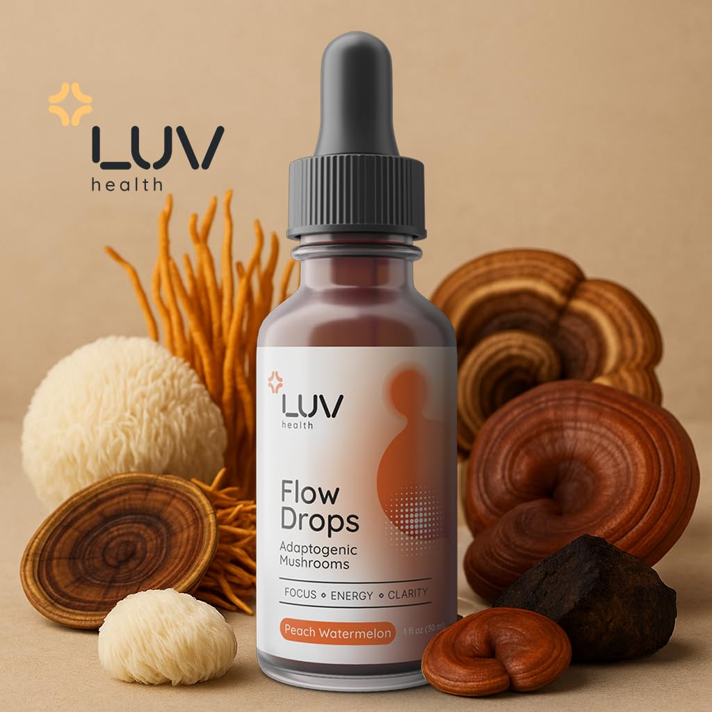 Flow Drops LUV, soutien immunitaire potentiel et concentration.