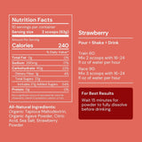 Flow Formulas Endurance Fraise – mélange sans allergènes, idéal pour l'hydratation sportive.