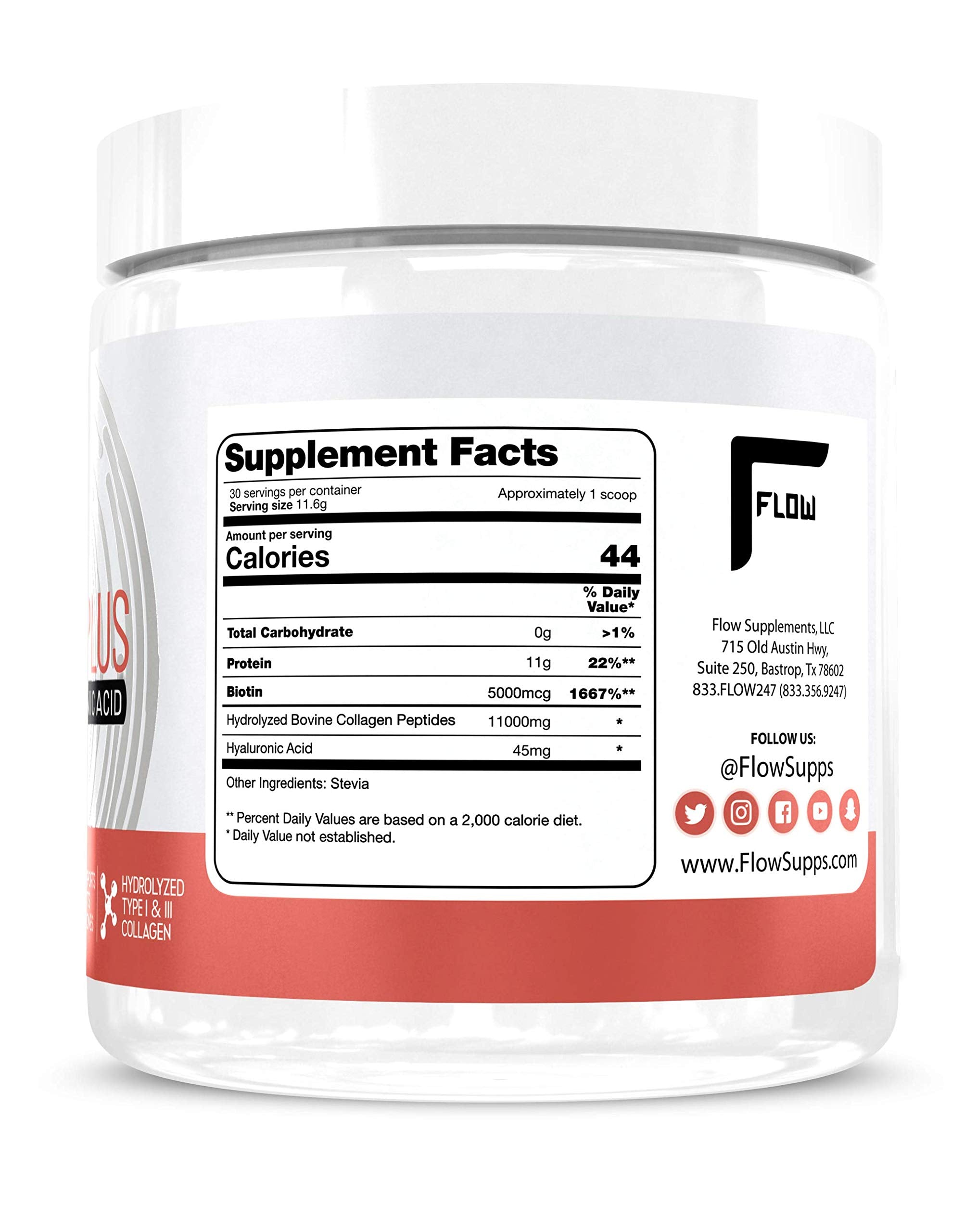Flow Supps Collagène Plus dans smoothie: texture lisse et assimilation facilitée