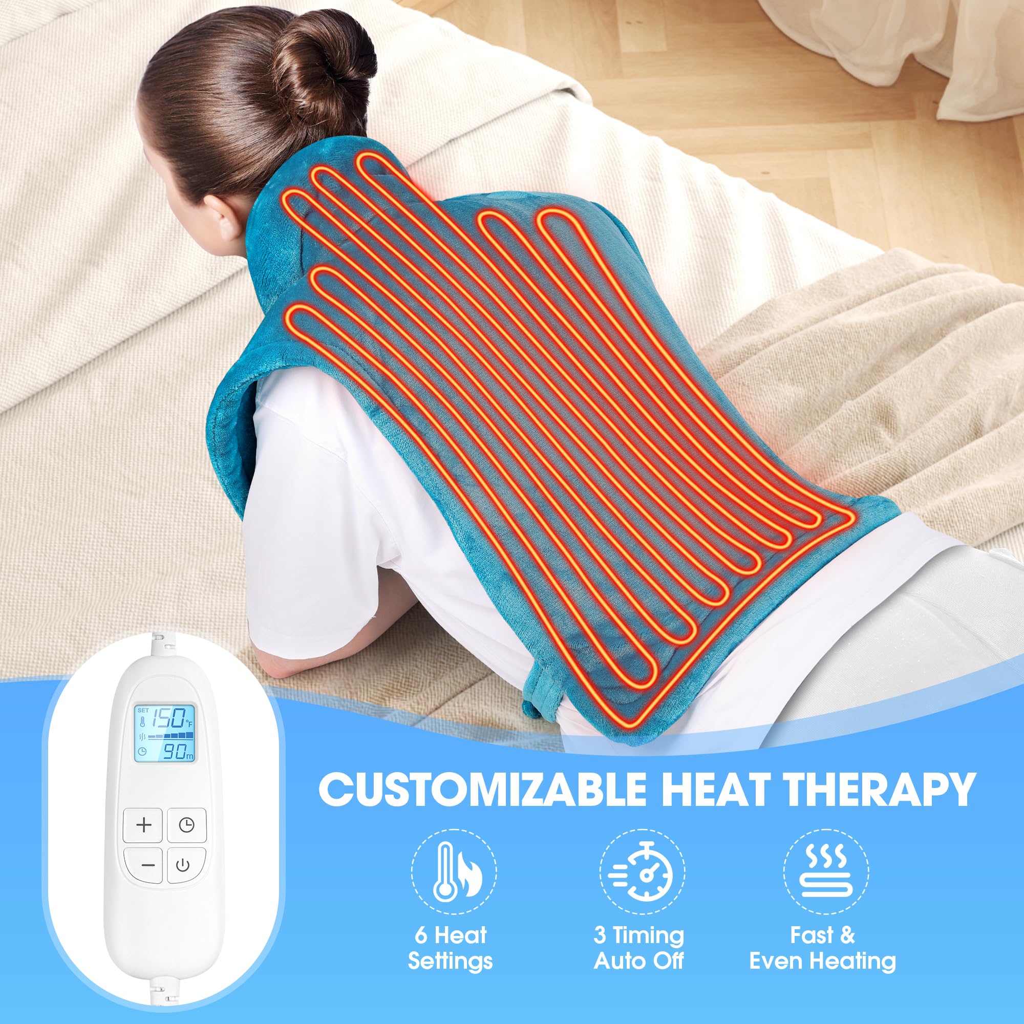FluffyWarmth minuterie 60 minutes: sécurité et autonomie.