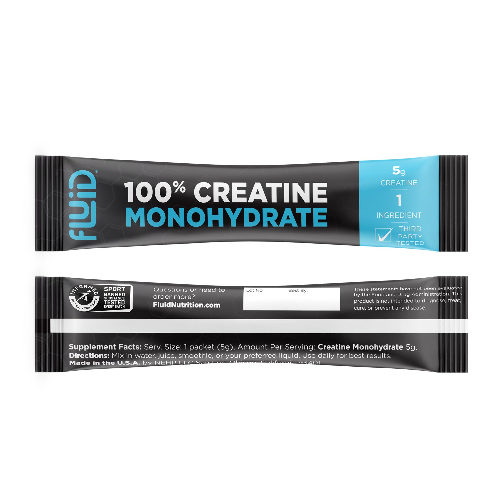 Fluid Creatine – poudre micronisée, mélange homogène dans yaourt ou smoothie.
