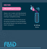 Fluid Recovery boisson prête à boire goût fruité agréable.