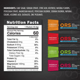 Fluid Tactical ORS, bouteilles 4 saveurs, goût varié pour l'hydratation.