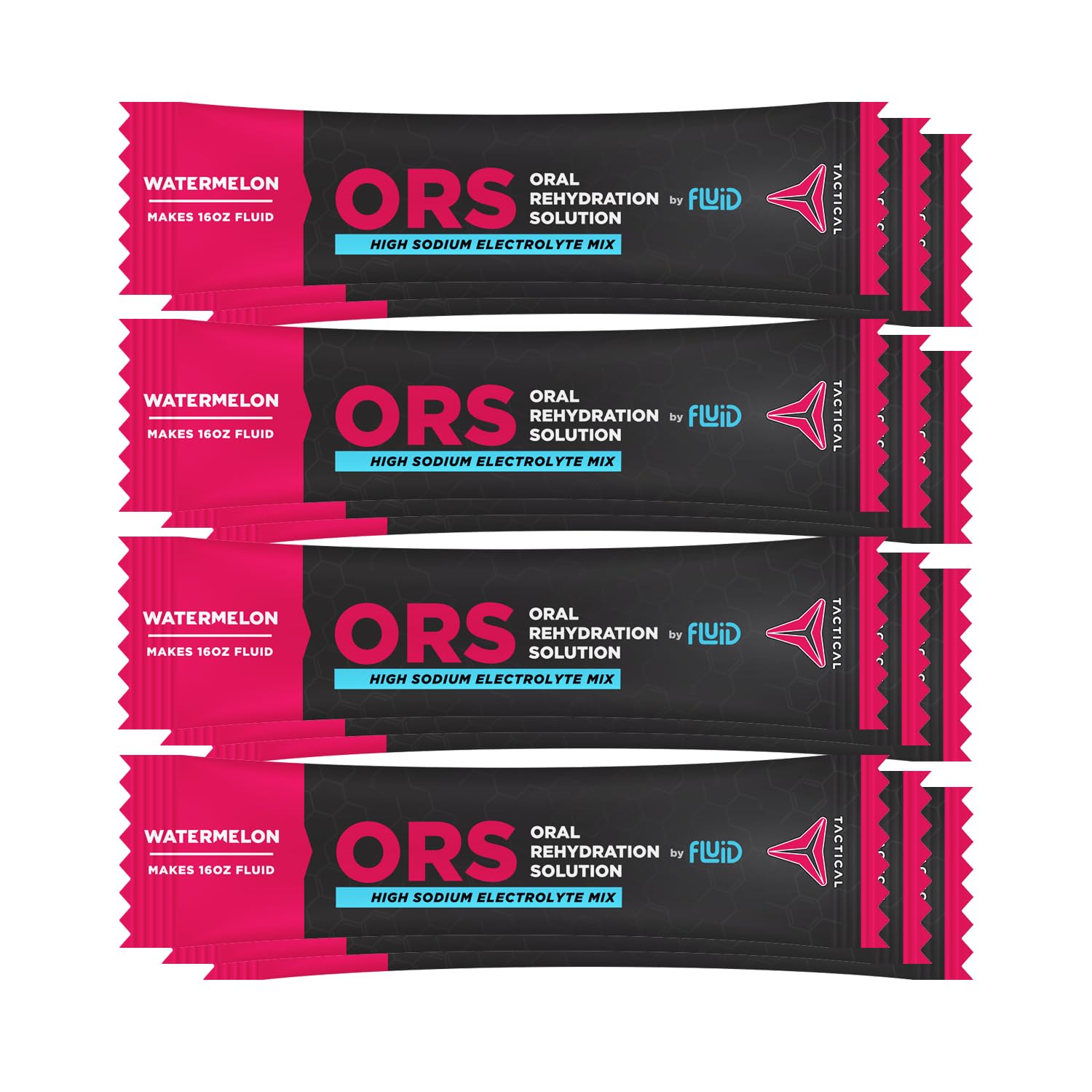  Fluid Tactical ORS Pastèque, bouteille visible, hydratation efficace pendant l'entraînement.