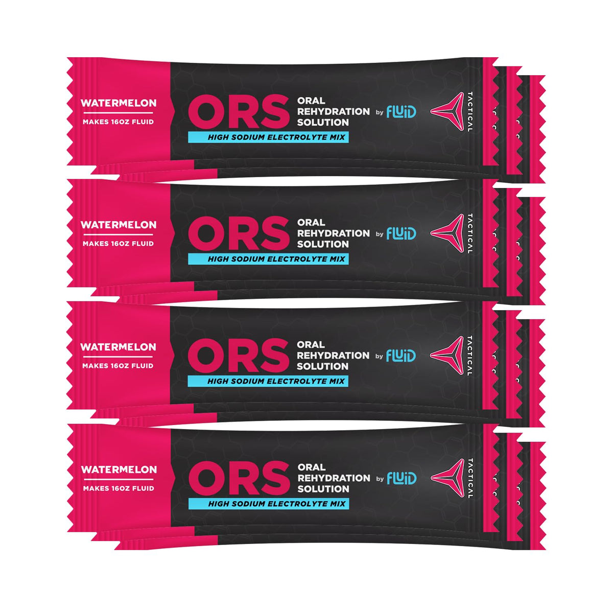  Fluid Tactical ORS Pastèque, bouteille visible, hydratation efficace pendant l'entraînement.
