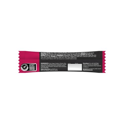  Fluid Tactical ORS Pastèque, gros plan sur l'étiquette et la saveur.