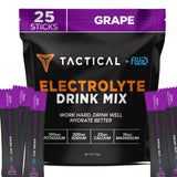 Fluid Tactical poudre électrolyte goût raisin pour une hydratation efficace pendant l'effort