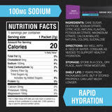 Fluid Tactical: sachets faibles en sucre pour boire sans excès tout au long de la journée.