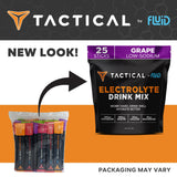 Fluid Tactical: mélange saveurs fruits, dissolution facile dans une gourde.