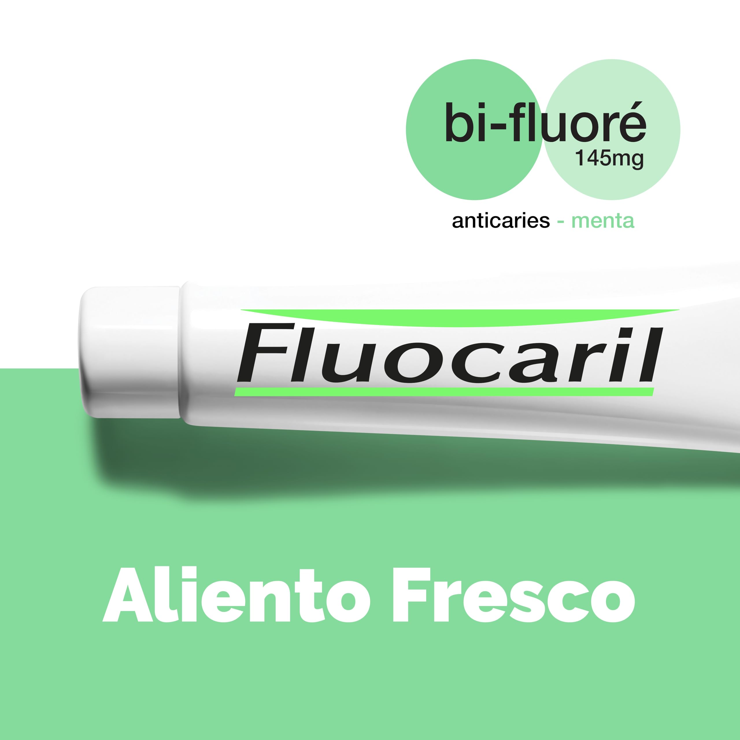 Fluocaril Bi-Fluore Duplo Menthe - parfum frais renforçant la sensation de propreté.