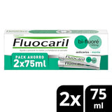 Fluocaril Bi-Fluore Duplo Menthe - tubes 75 ml faciles à utiliser.