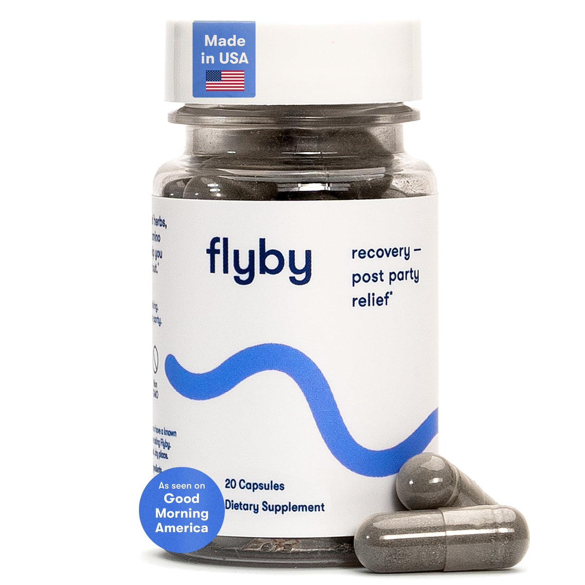 Flyby Recovery : bouteille DHM, soutien potentiel après soirée et routine détox.