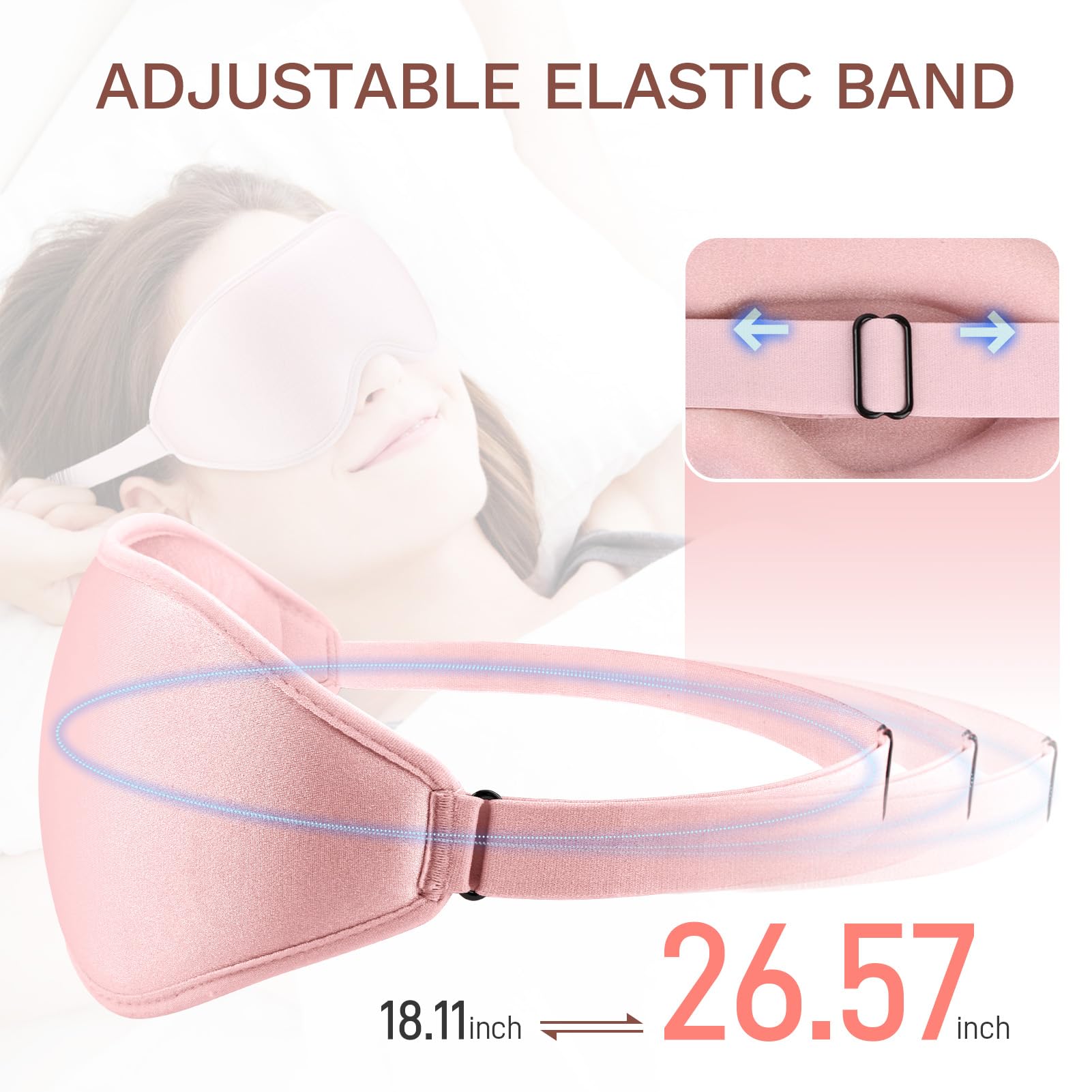 FlyCoco masque yeux usage zen dormir: facilite relaxation et sieste en tout lieu.