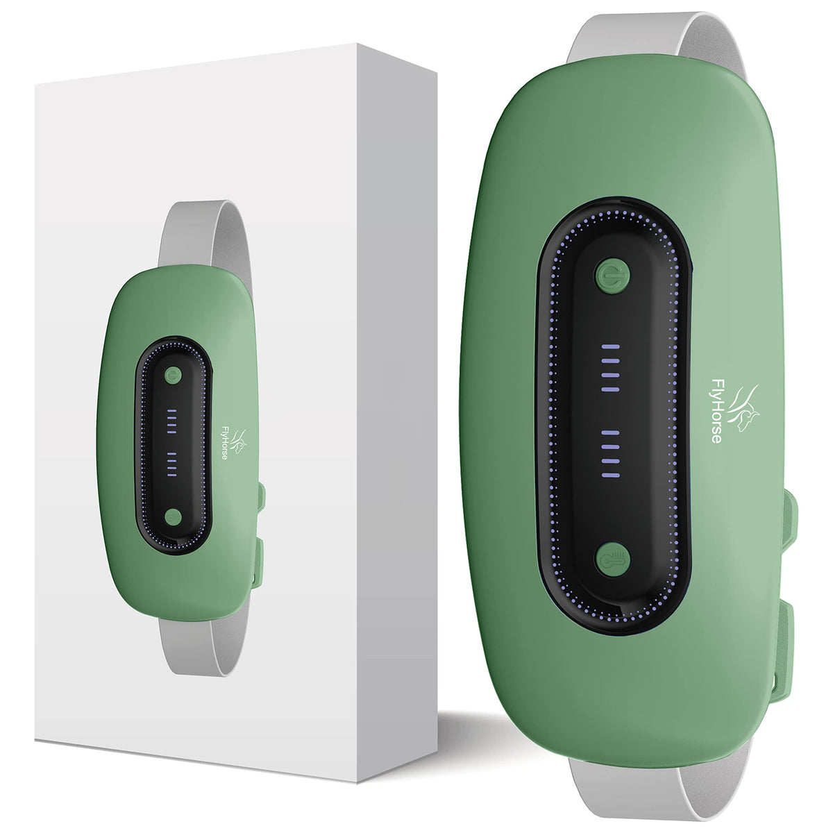Flyhorse bande chauffante électrique portable autour du ventre pour soulager les tensions.