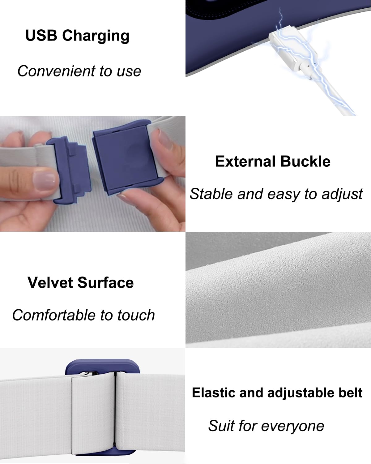 Flyhorse boucle stable bleu marine – maintien sûr pendant l’utilisation.