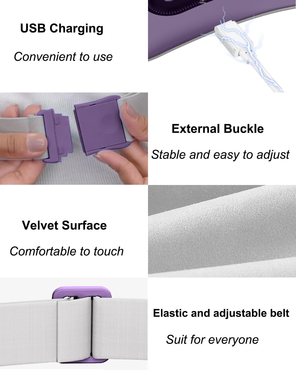 Flyhorse 4 niveaux de chaleur pour ajuster votre confort.