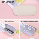 FlyingMage coque PU dur protège lunettes et lentilles en déplacement.