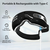 Masque oculaire Fmlave design ergonomique: ajustement confortable, musique apaisante et matériaux textiles doux.