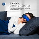 Massage oculaire Fmlave pression-air: compression légère pour apaiser fatigue oculaire et tensions.