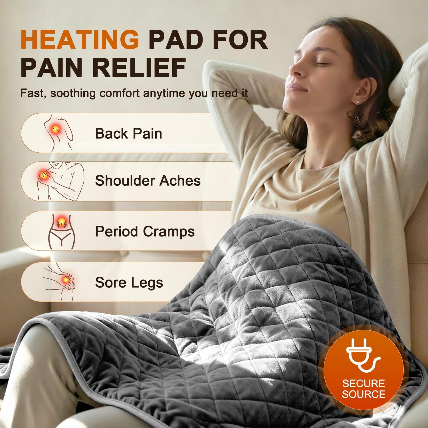 Focbeo: chaleur humide ou sèche pour une détente adaptée.