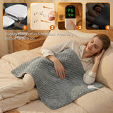 Coussin chauffant Focbeo grand format 32x24, cordon extra-long pour flexibilité.
