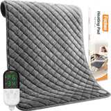 Coussin chauffant Focbeo grand format 32x24, couverture dos pour chaleur enveloppante.