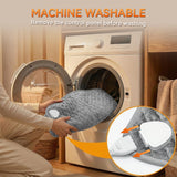 Coussin chauffant Focbeo grand format 32x24, nettoyage en machine facile.