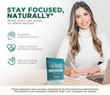 Gommes Focus Fusion Ashwagandha avec vitamine D2 et zinc, soutien quotidien.