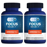 Focus Vision Select AREDS2, bouteille, soutien potentiel à la santé oculaire.