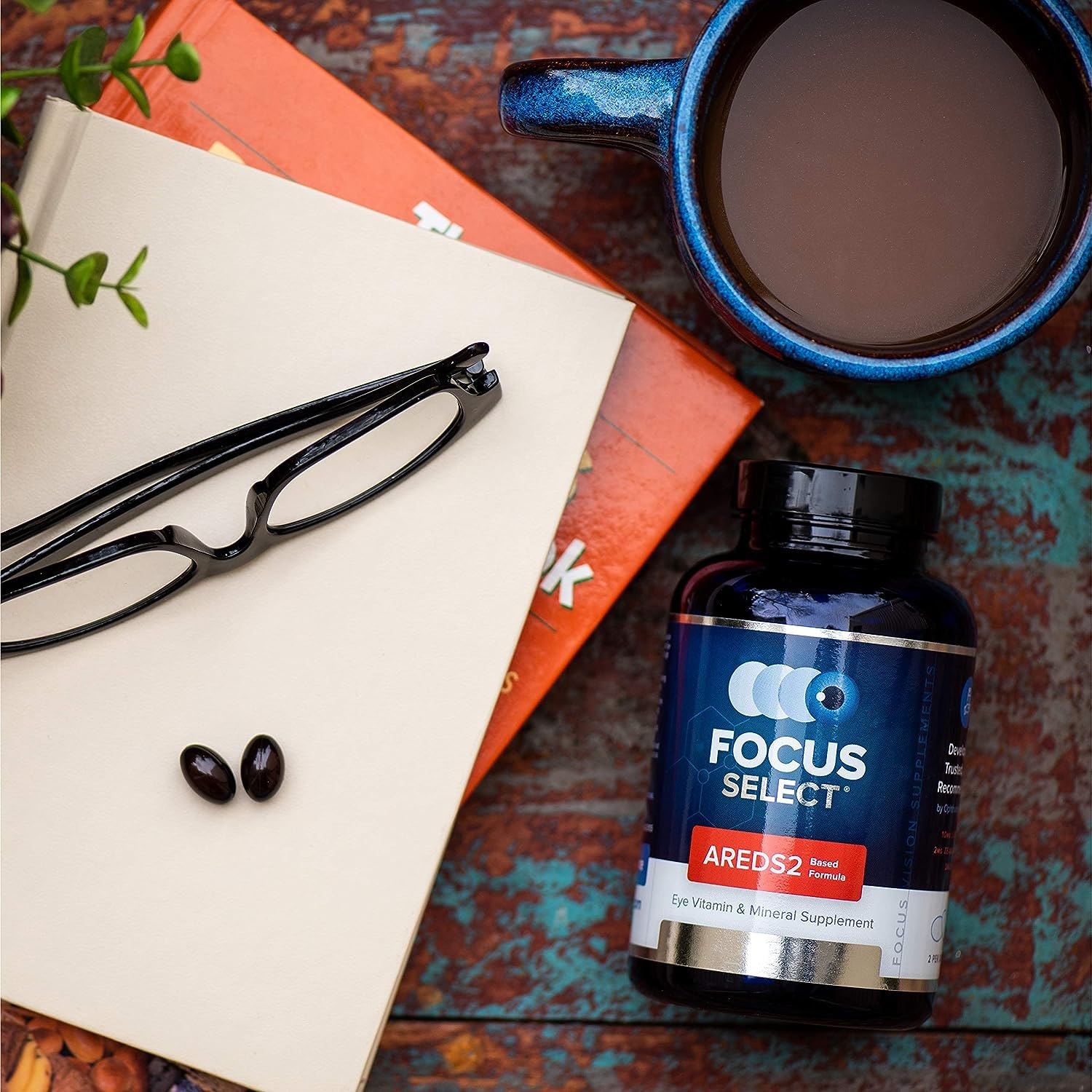 Focus Vision Select, emballage pratique et dosage clair sur l'emballage.