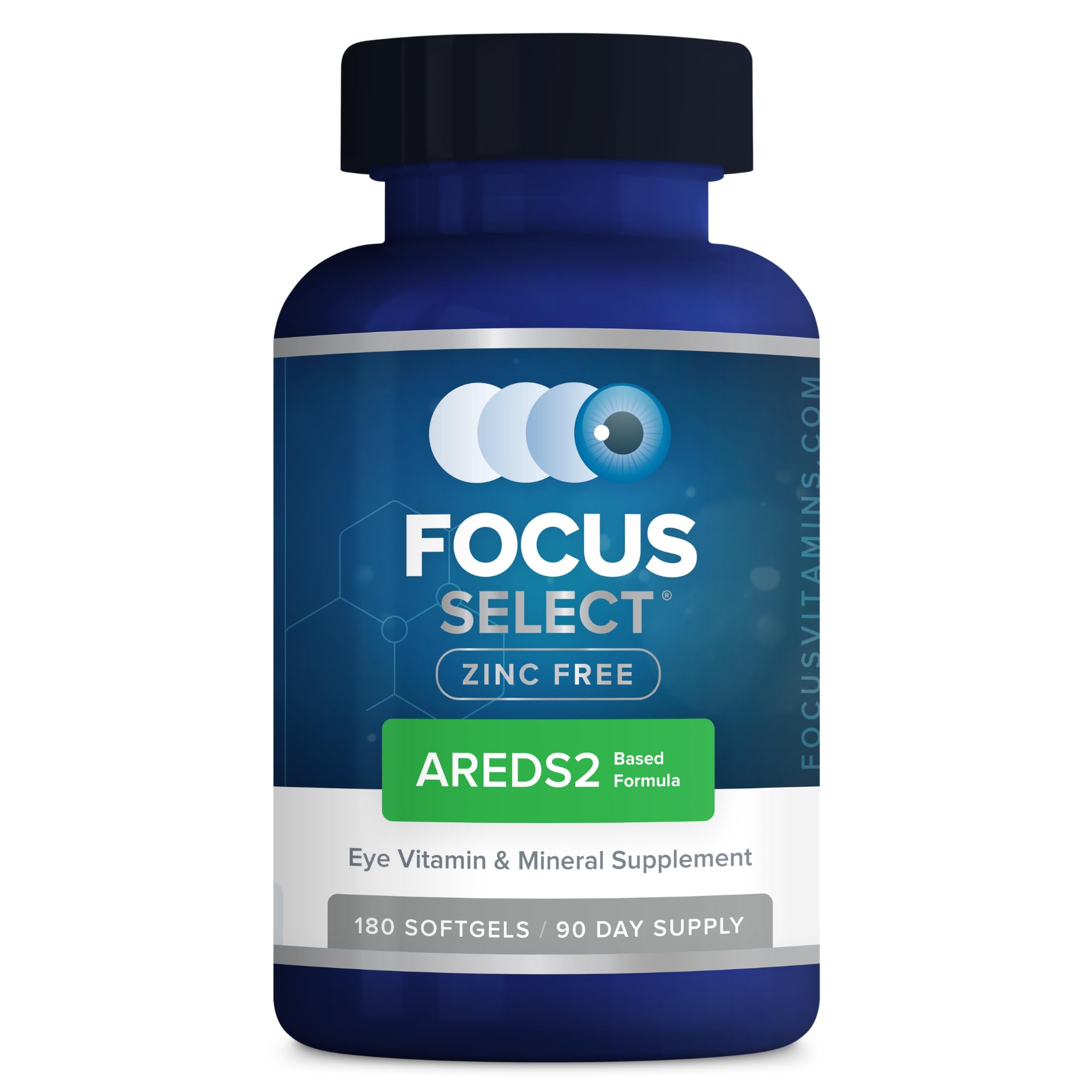 Vitamines Focus: bouteille claire facilitant l'utilisation quotidienne.