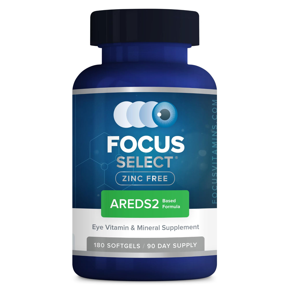 Vitamines Focus: bouteille claire facilitant l'utilisation quotidienne.