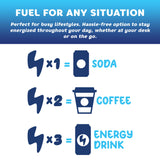 Zoom sur les ingrédients naturels et caféine légère pour énergie progressive