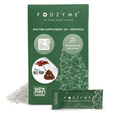 FODZYME: la bouteille d'enzymes digestives pour un usage pratique après le repas.