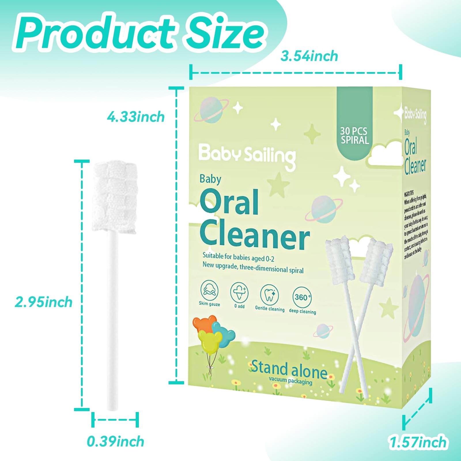 Foily brosse 3D vague bebe, nettoyage efficace en douceur.