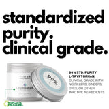Étiquette FOLIUS LABS L-Tryptophane sans additifs, clarté du produit