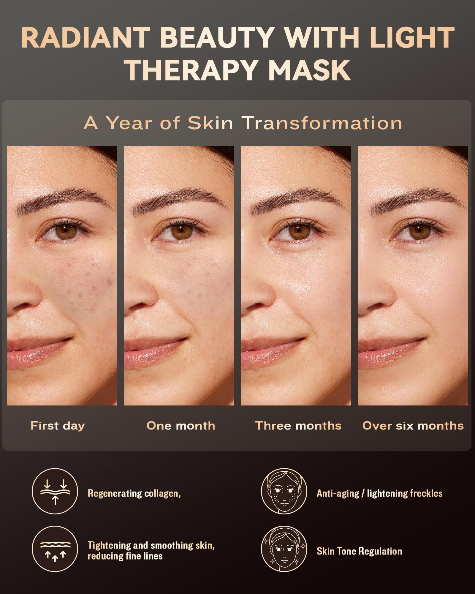 FOLOKE masque avec chargement sans fil, pratique en déplacement