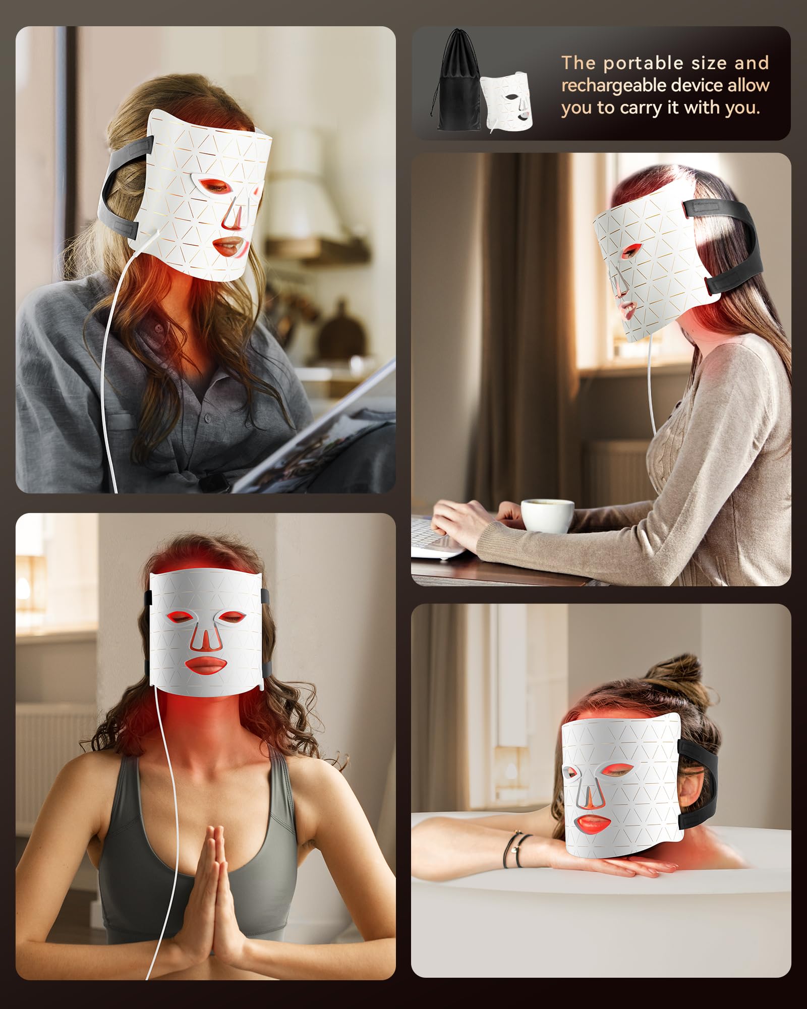 FOLOKE masque épouse les contours du visage pour confort optimal