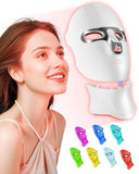 FOLOKE masque luminothérapie en silicone avec lumière rouge et infrarouge proche.