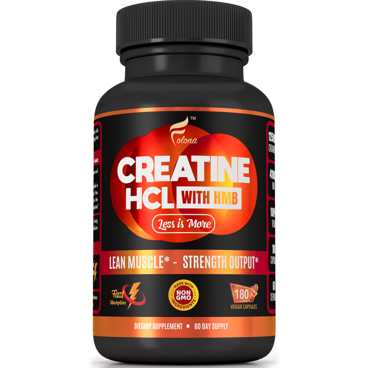 Folona Creatine HMB – emballage clair prêt à l'emploi.