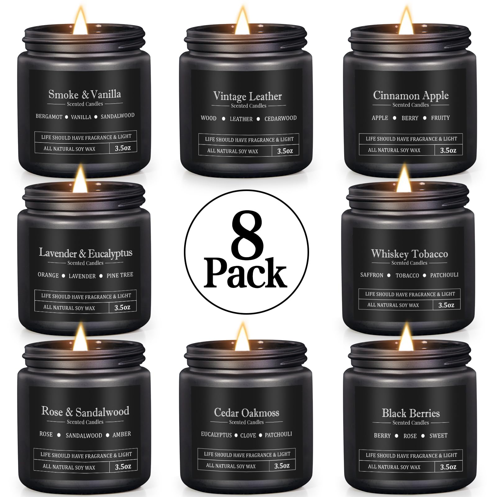 Bougie FOMICO framboise noire, parfum fruité pour des moments conviviaux.