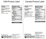 Cuillère Food to Live mesurant la poudre d'alfalfa pour smoothies