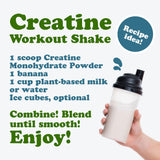 Food to Live Creatine Monohydrate micronisée, stockage en vrac pratique.