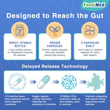 FoodiMed Probiotiques pour hommes - enzymes, absorption des nutriments.