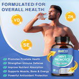 FoodiMed Probiotiques pour hommes - canneberge, équilibre du microbiome.